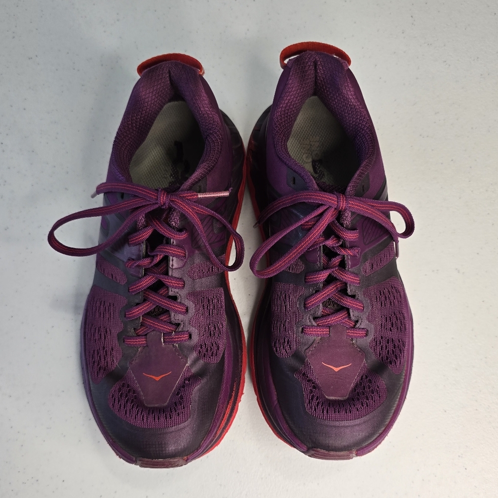HOKA Stinson ATR 5 Trail-Running Shoes Women's 7 Purple Outdoor Gorpcore - Picture 6 of 10